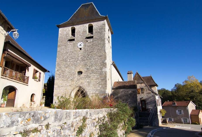 Het dorp Corn in de Lot