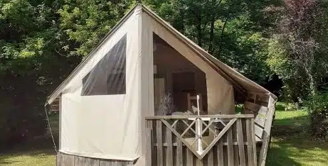 Canvas lodge tent